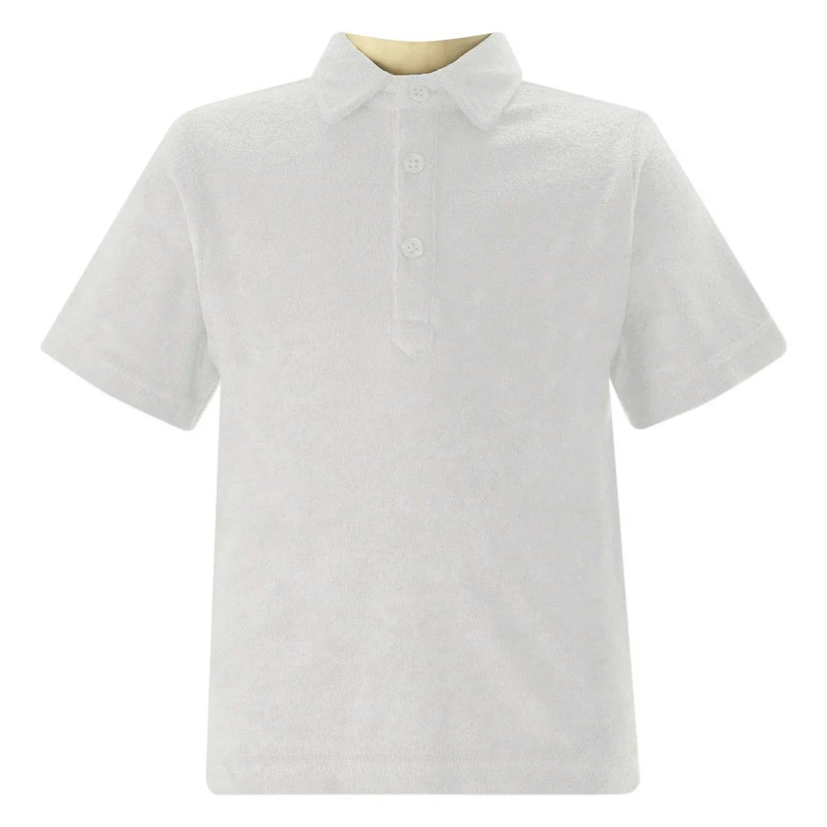 White Terry Polo