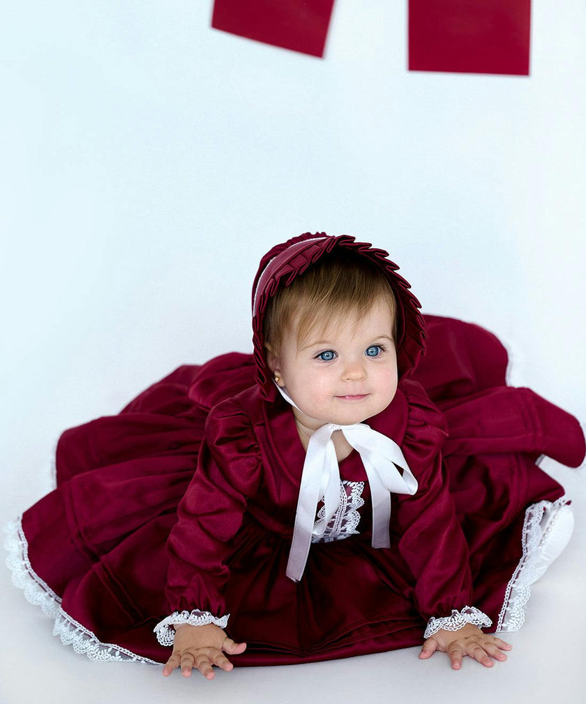 Hayya Baby Dress with hat and shoes