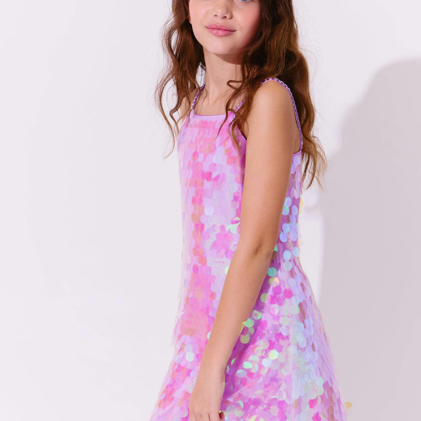 Lavender Magic Paillette Dress