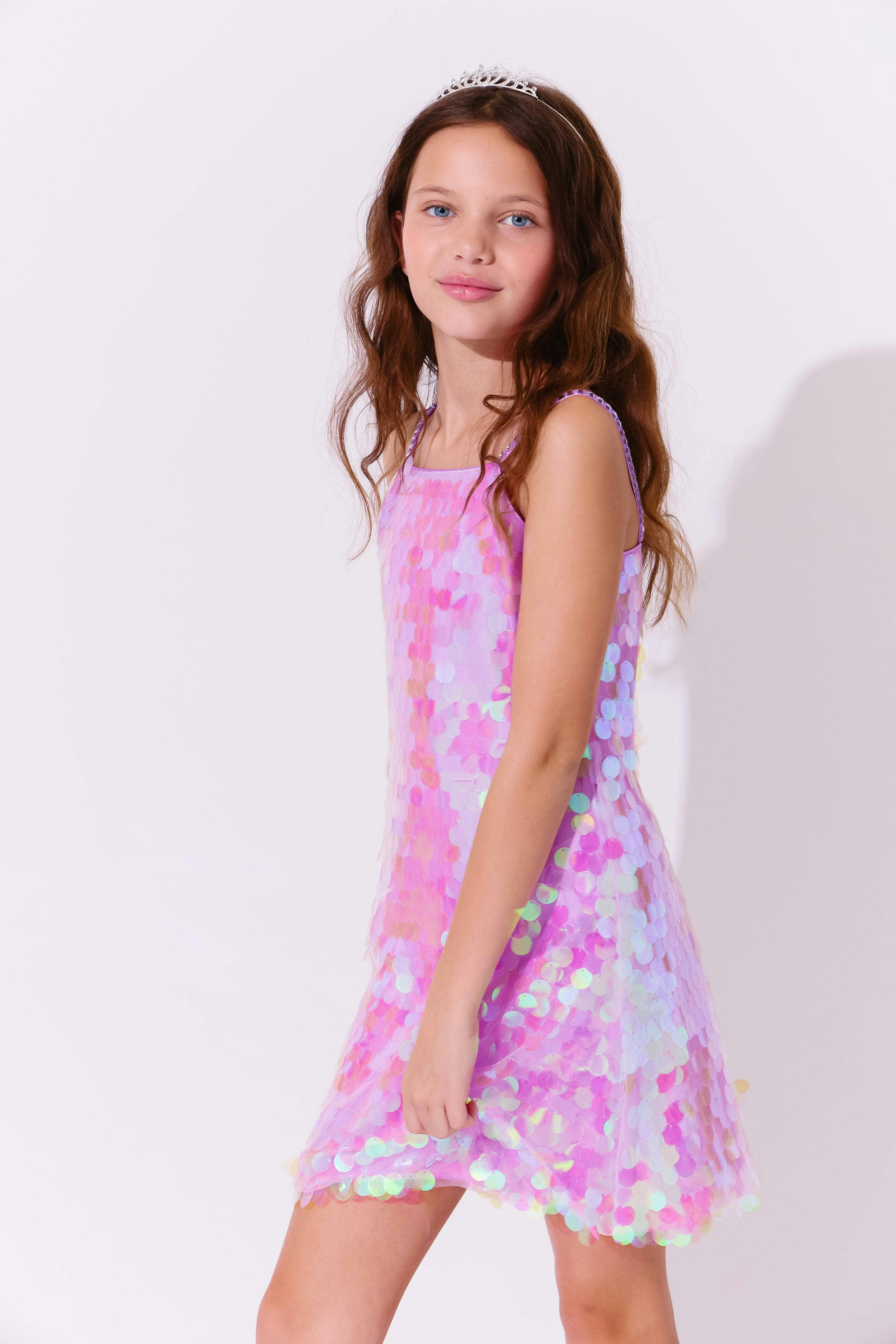 Lavender Magic Paillette Dress