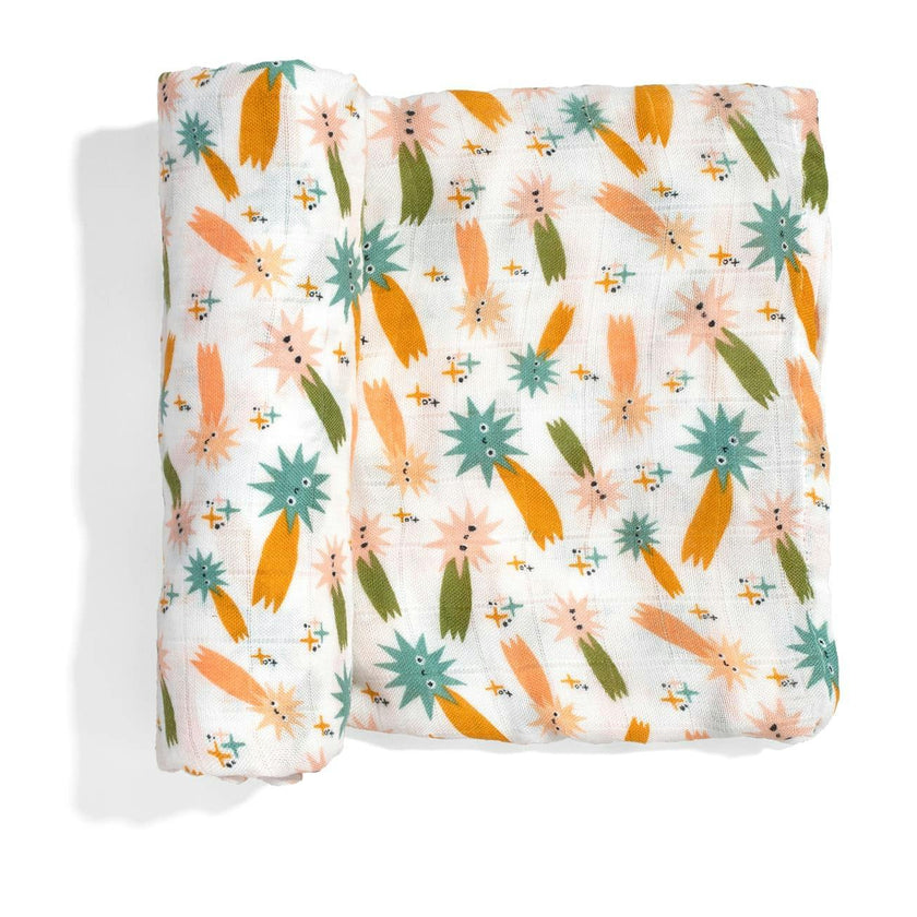 Crib Sheet And Swaddle Bundle