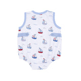 Bubbly Sailboats Blue - Bubble