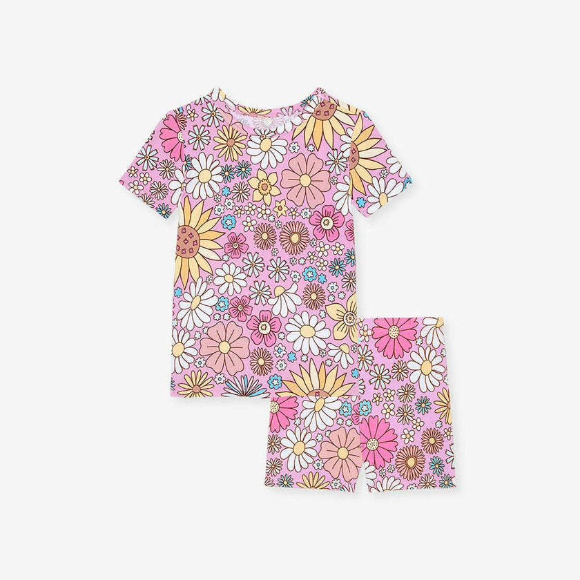Presley Pink Classic Pajama Short Set