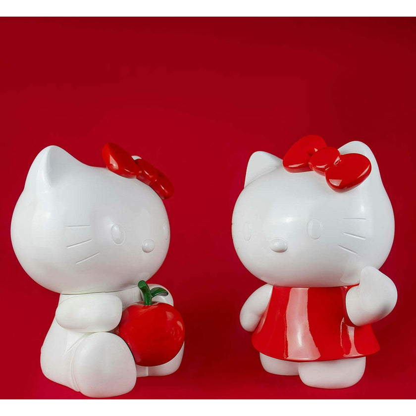Hello Kitty ROBE White & Red Dress 10.5in