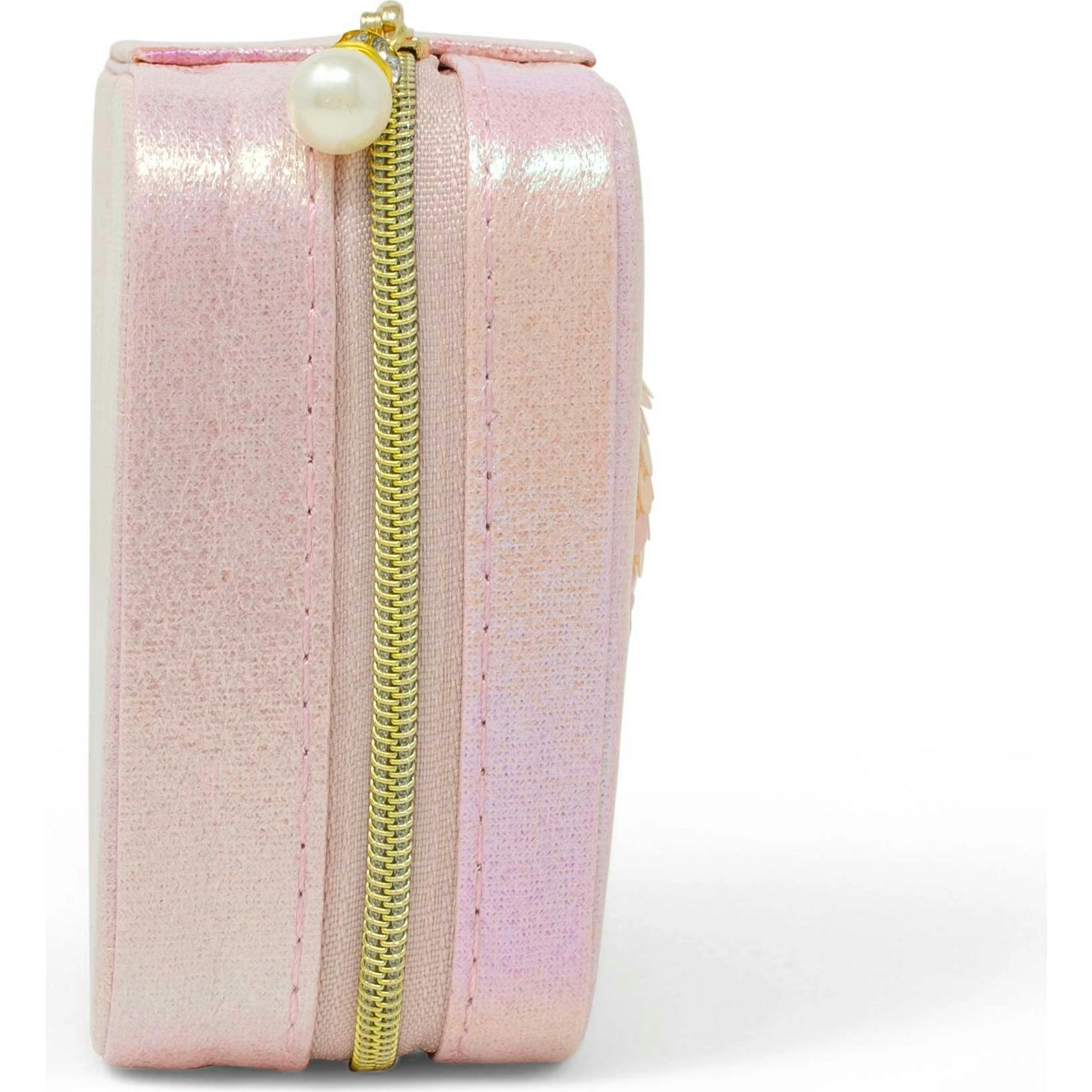 Girl's Sparking Sequin Heart Jewelry Box