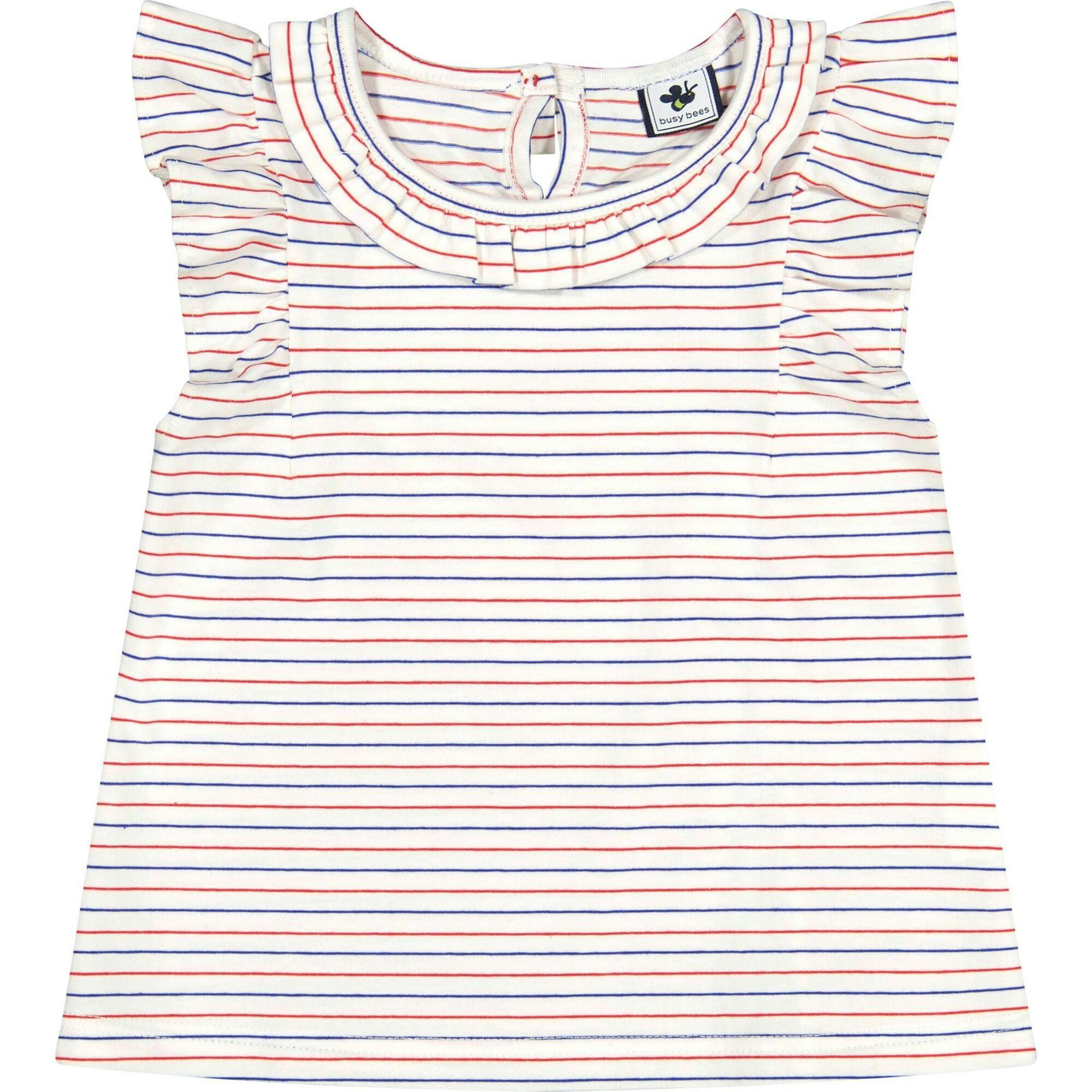 Colette Flutter Sleeve Top, Blue