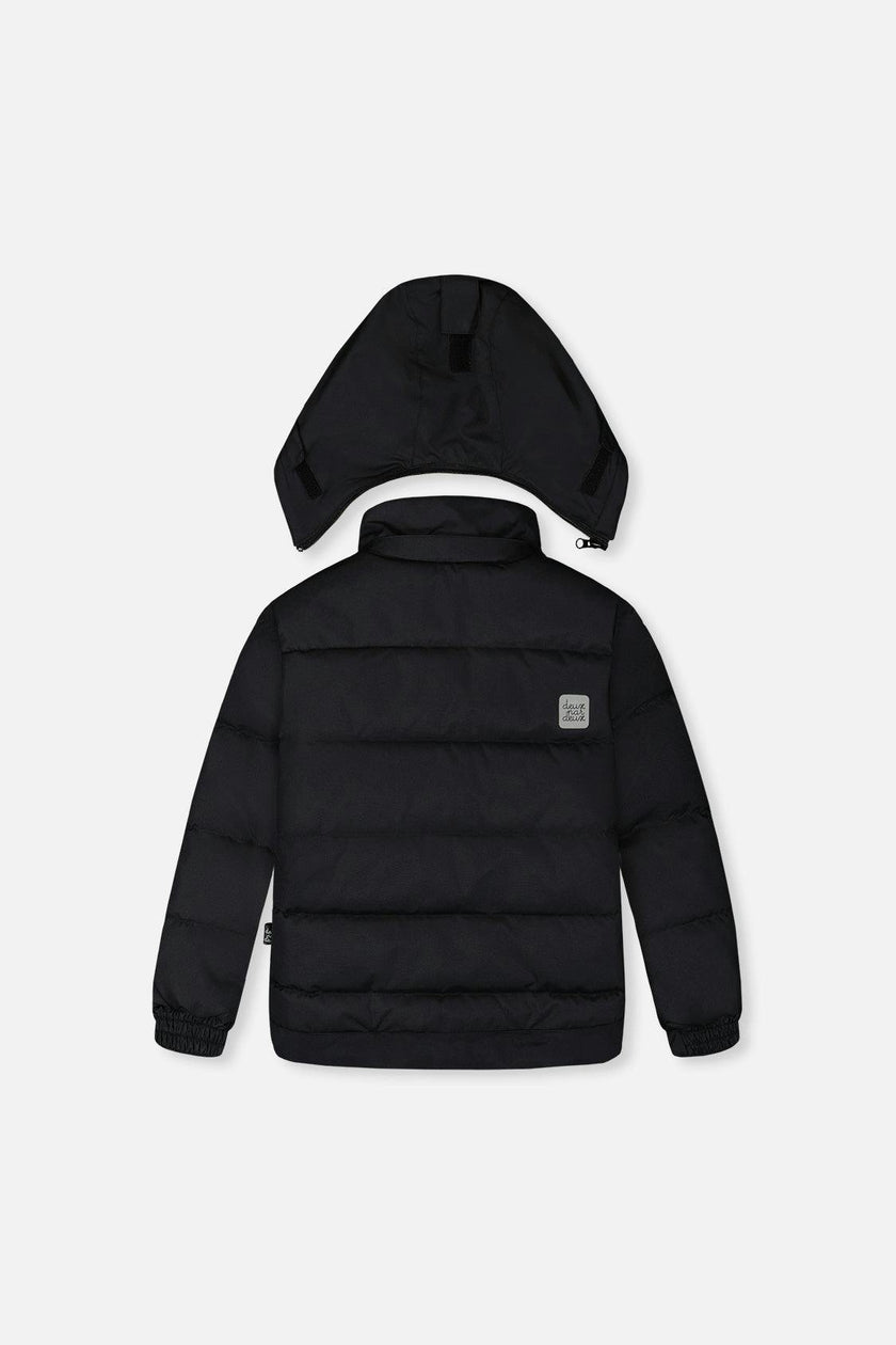 Two Piece Play Snowsuit Black With Black Pants