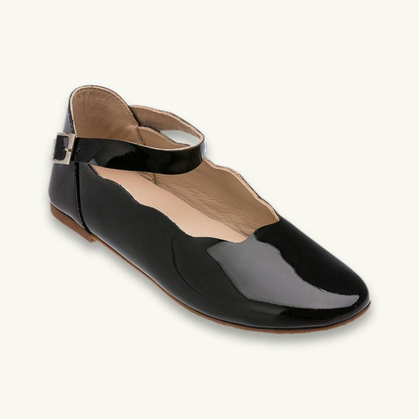 Ondina Ballet Flat | Black Patent Leather