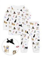 The Organic Long Sleeve Pajama Set [Dog Days]
