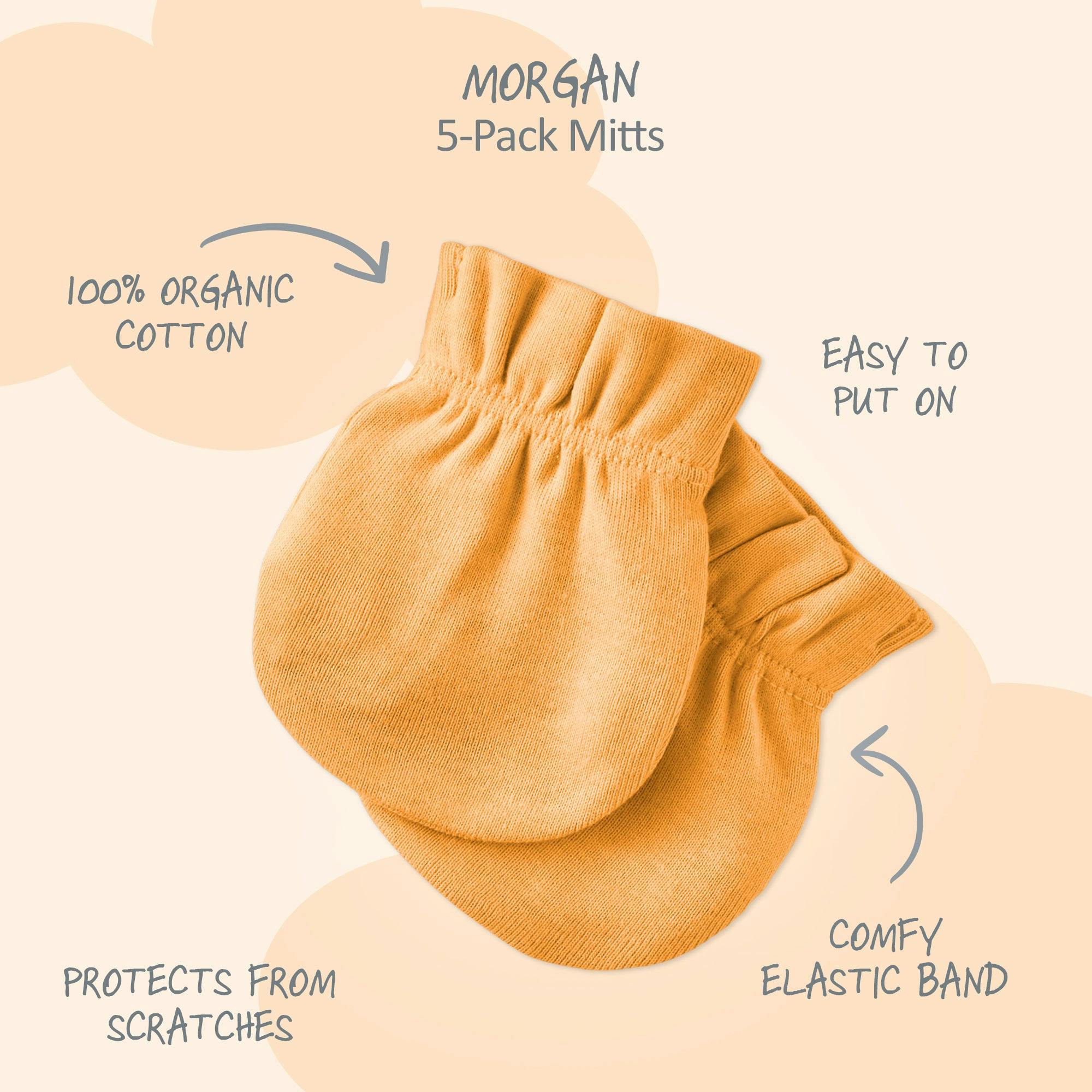MORGAN 5-Pack Baby Mittens