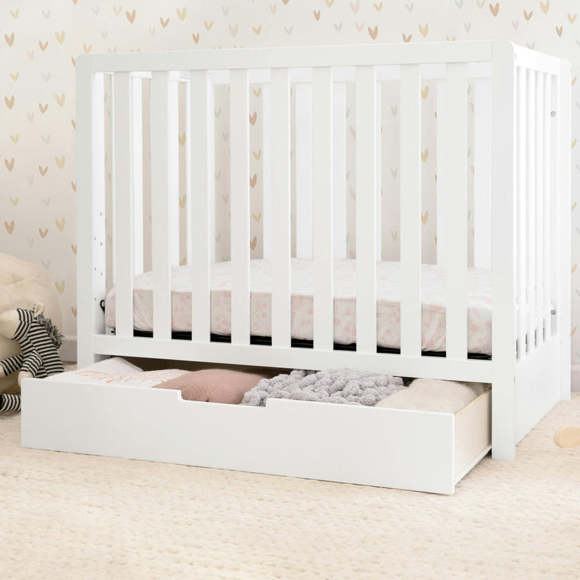 Colby 4-in-1 Convertible Mini Crib with Trundle