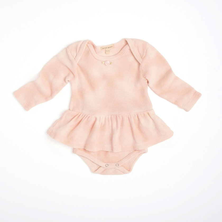 Tie-dye Onesie in Baby Pink