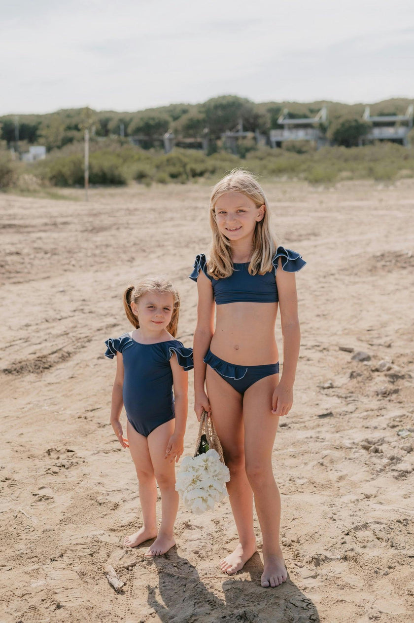 Aurora Surf Suit in Spaceblue & Dustyblue