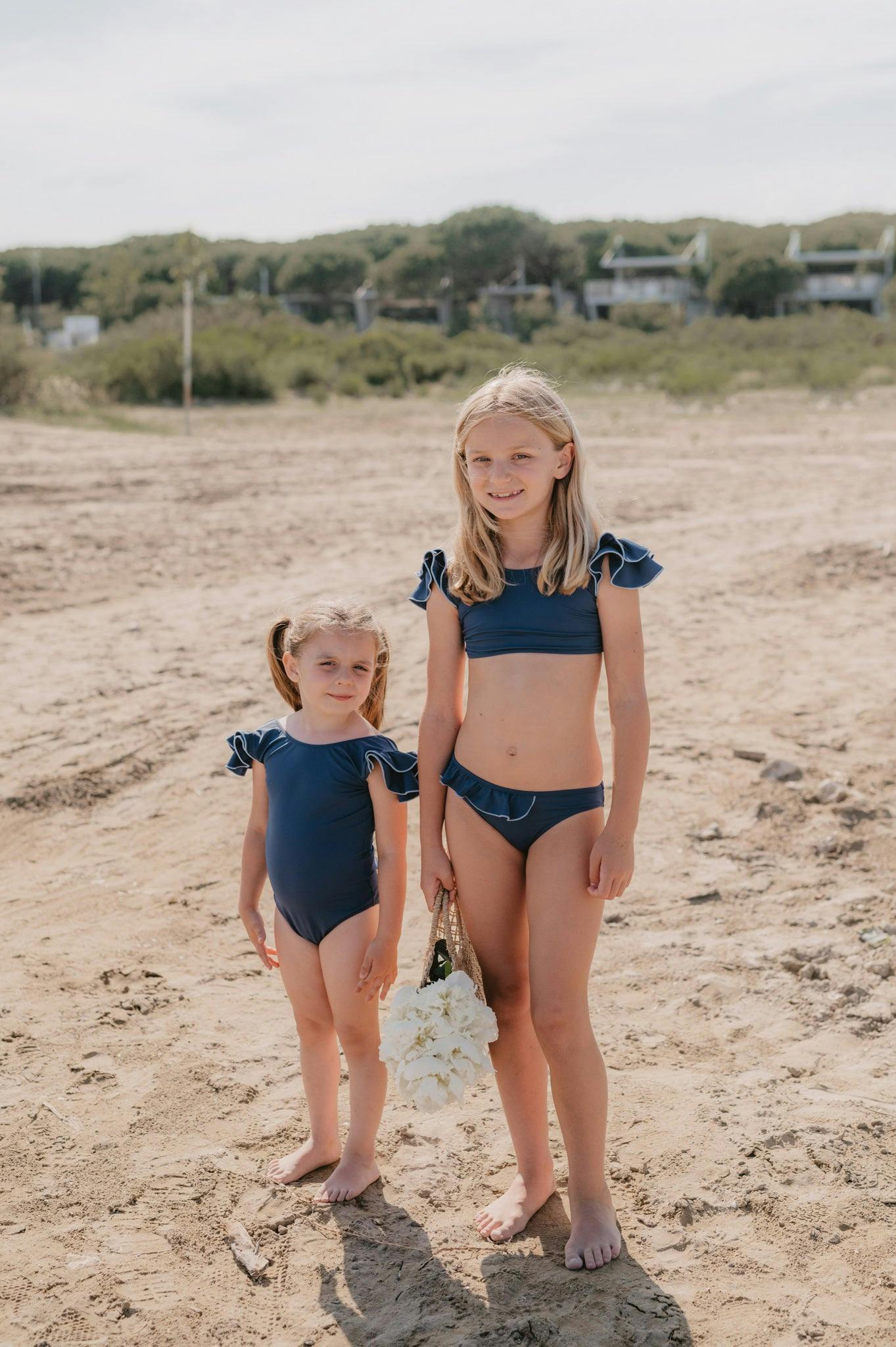 Aurora Surf Suit in Spaceblue & Dustyblue