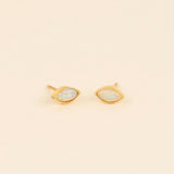 October Birthstone Stud Earrings
