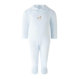 Pima Blue Rocking Horse Footie