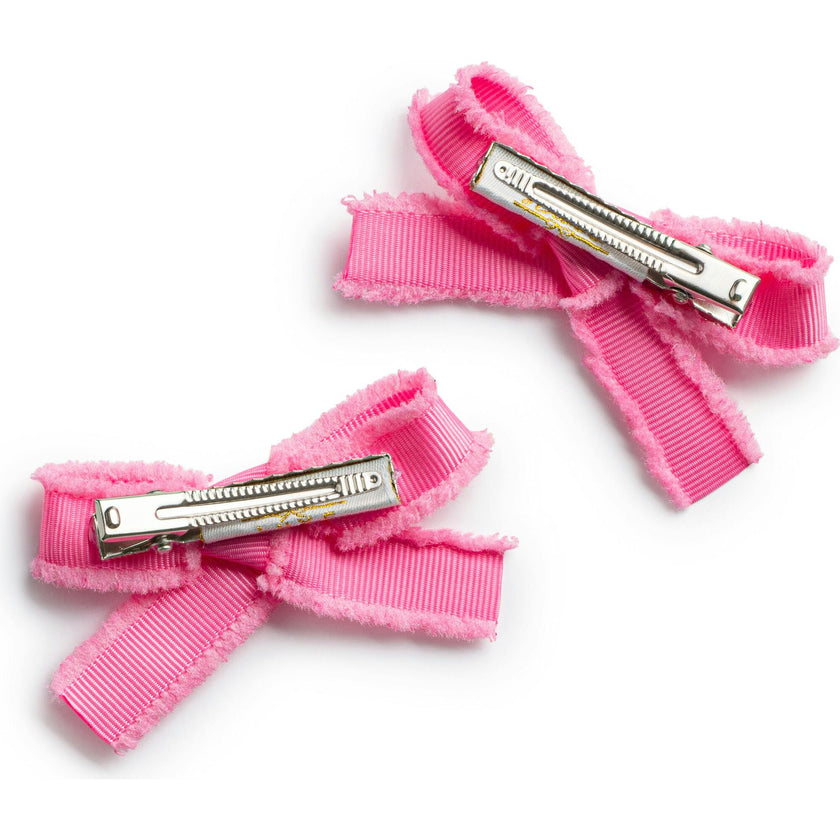 Dahlia Deconstructed Grosgrain Ribbon Double Clip Set