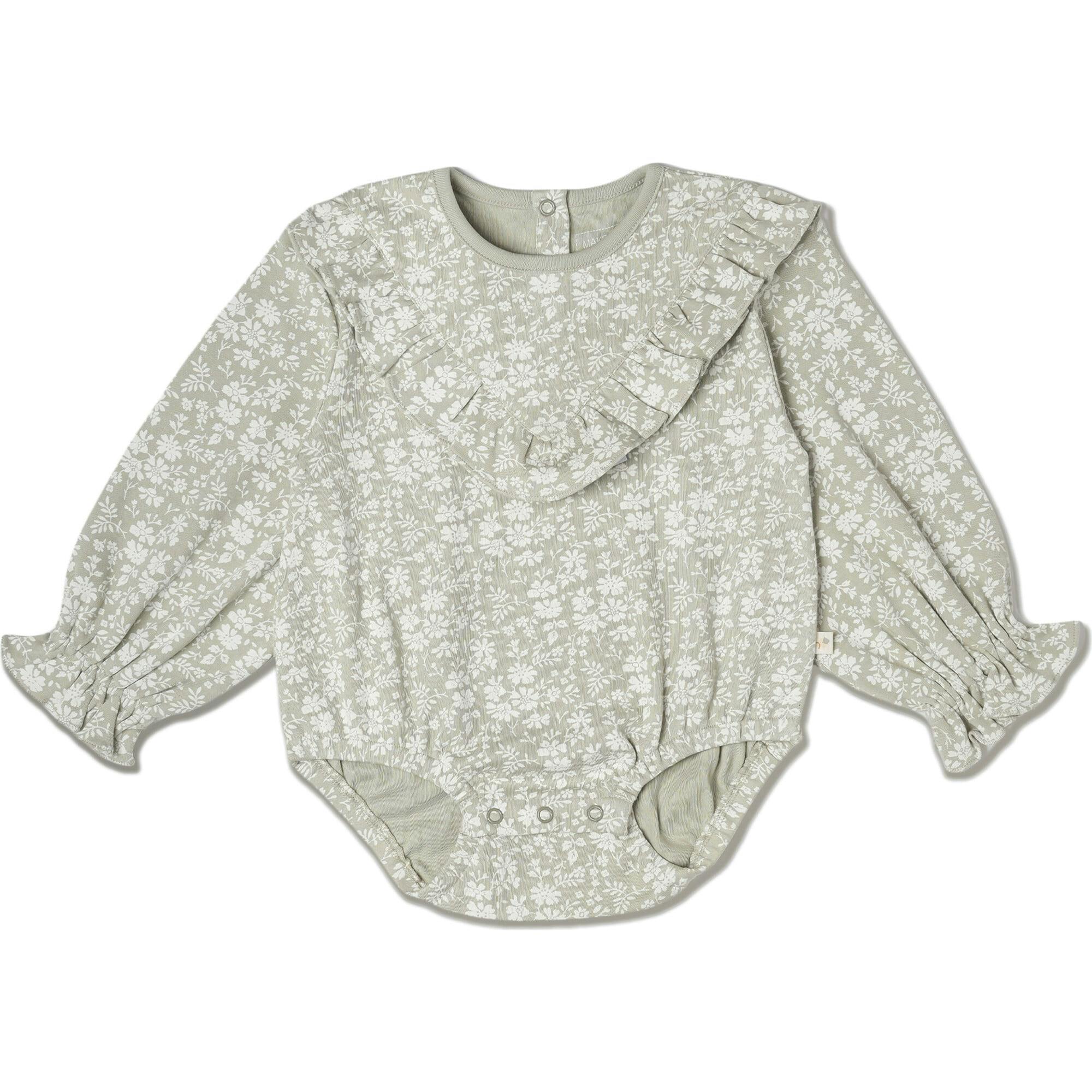 Organic Ruffle Bubble Romper