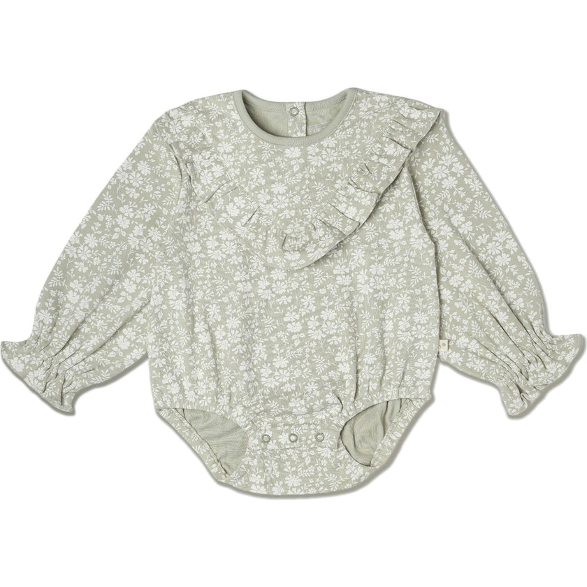 Organic Ruffle Bubble Romper