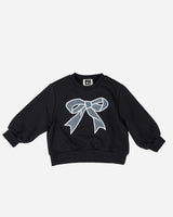 Lace Bow Sweatshirt Set