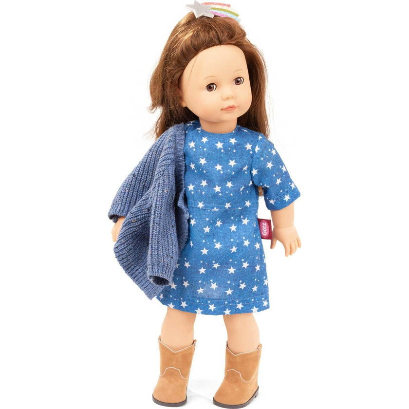 Precious Day Girl Elisabeth My Star 18" Posable Standing Doll with Brown Hair and Brown Sleepy Eyes
