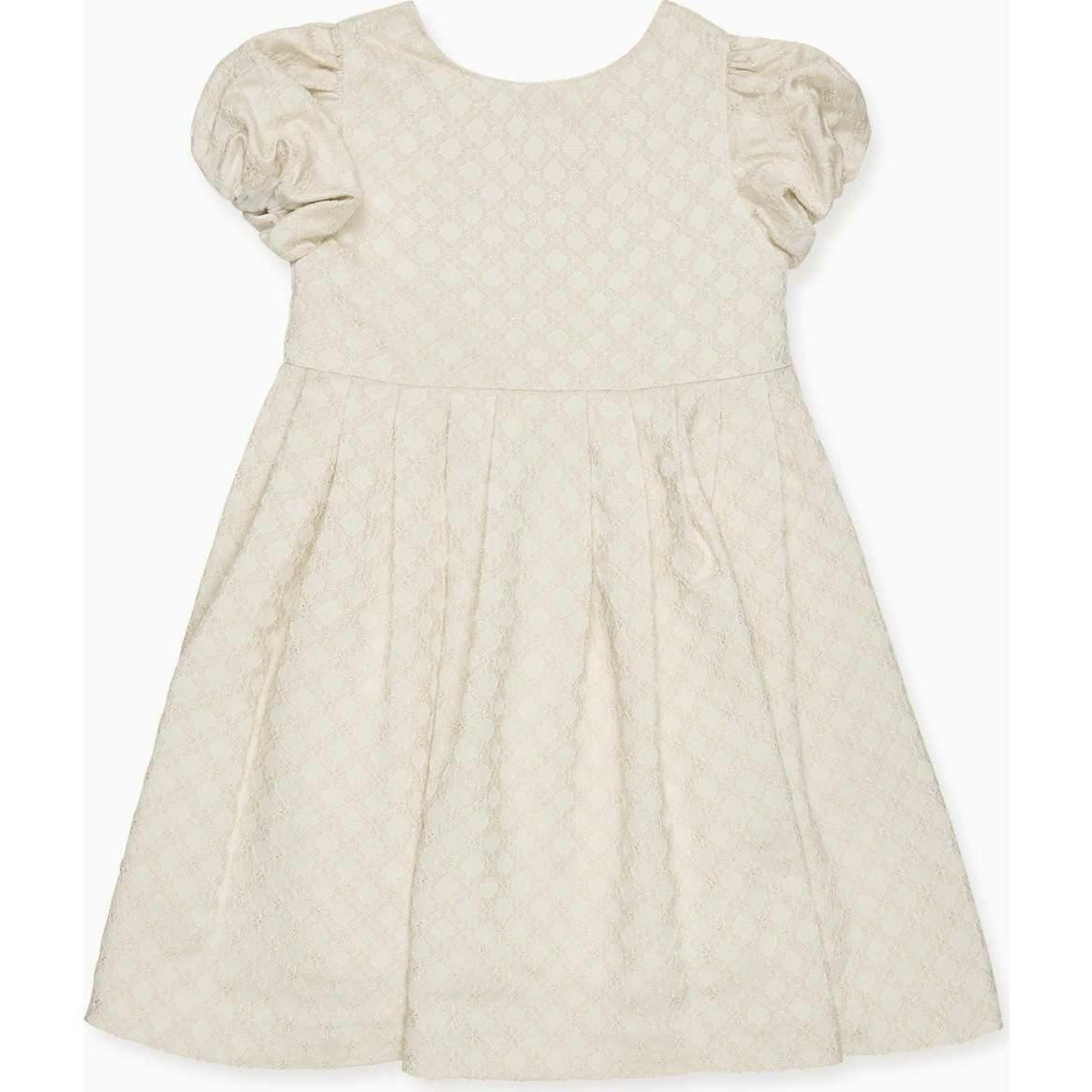 Ivory Edith Jacquard Ceremony Girl Dress