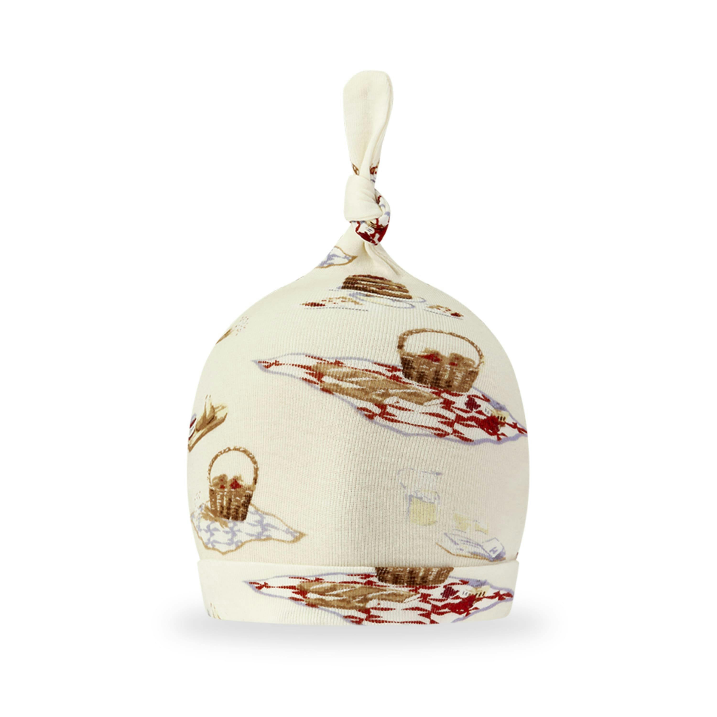 Picnic Organic Cotton Knotted Beanie Hat