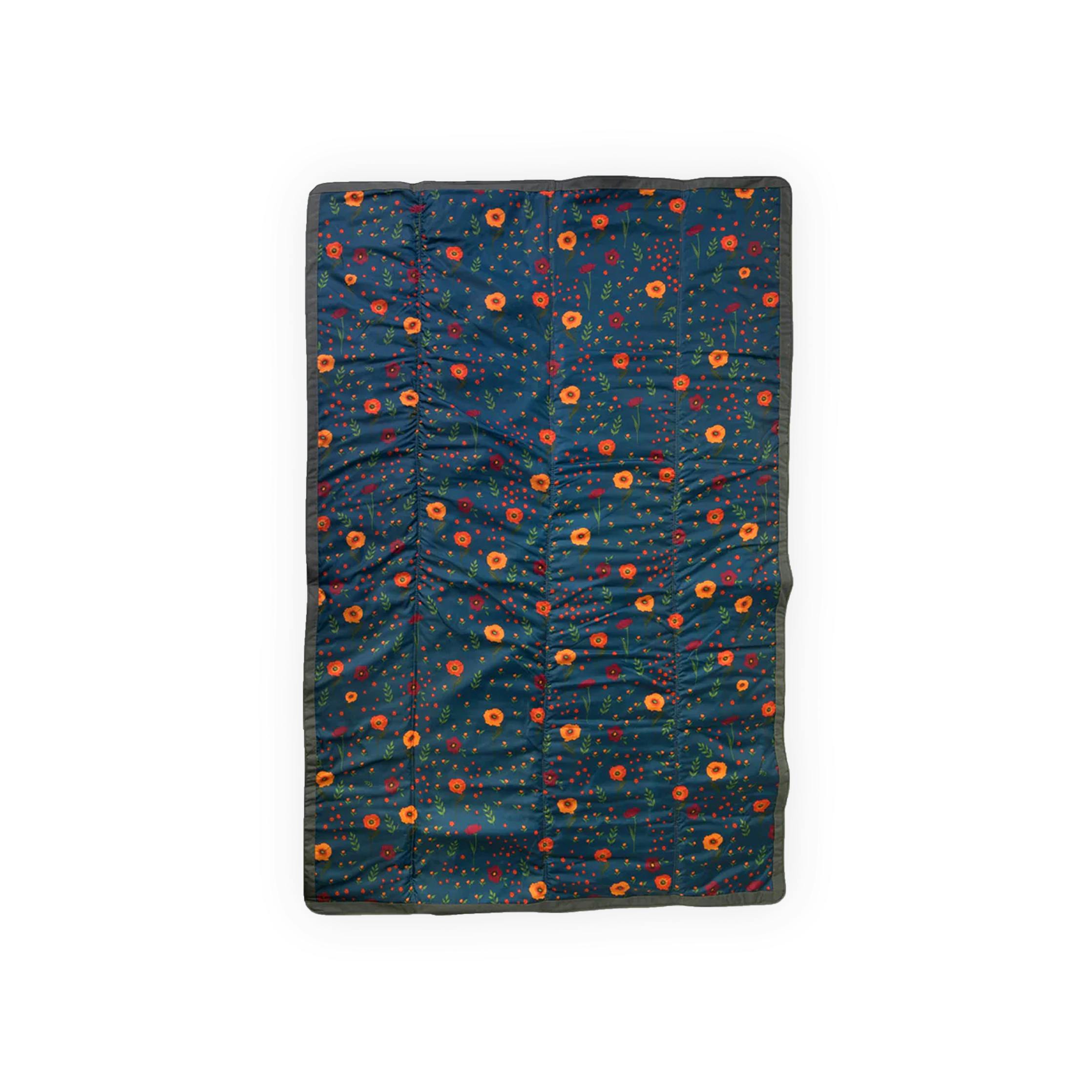 Outdoor Blanket - Midnight Poppy