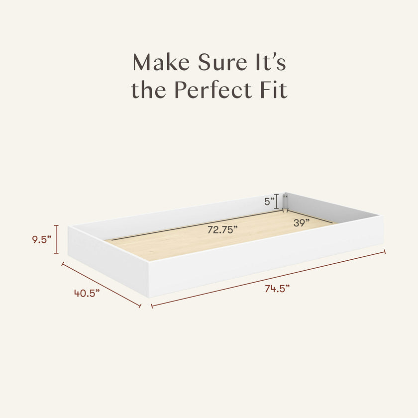 The MDB Family Twin Storage Trundle Bed