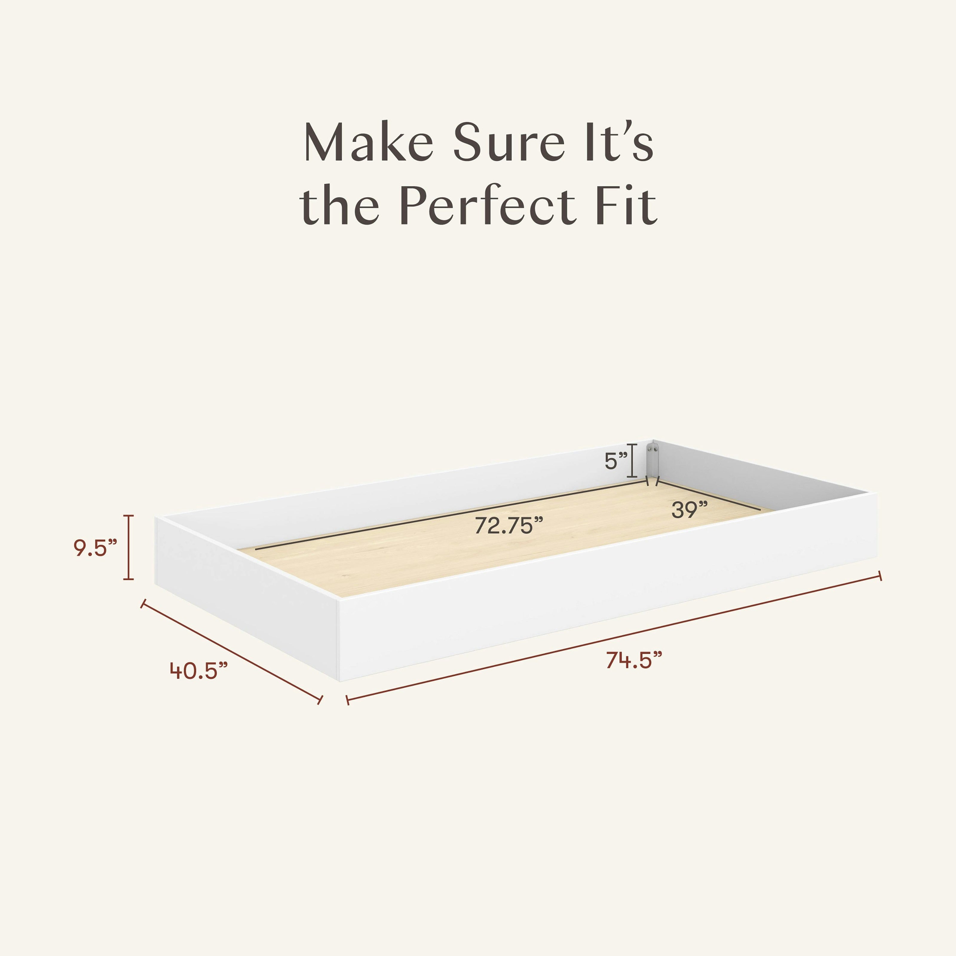 The MDB Family Twin Storage Trundle Bed