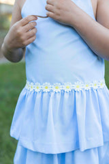 Pique Dress with Daisies
