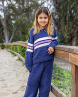 Coziest Pant - Crown Blue Plush
