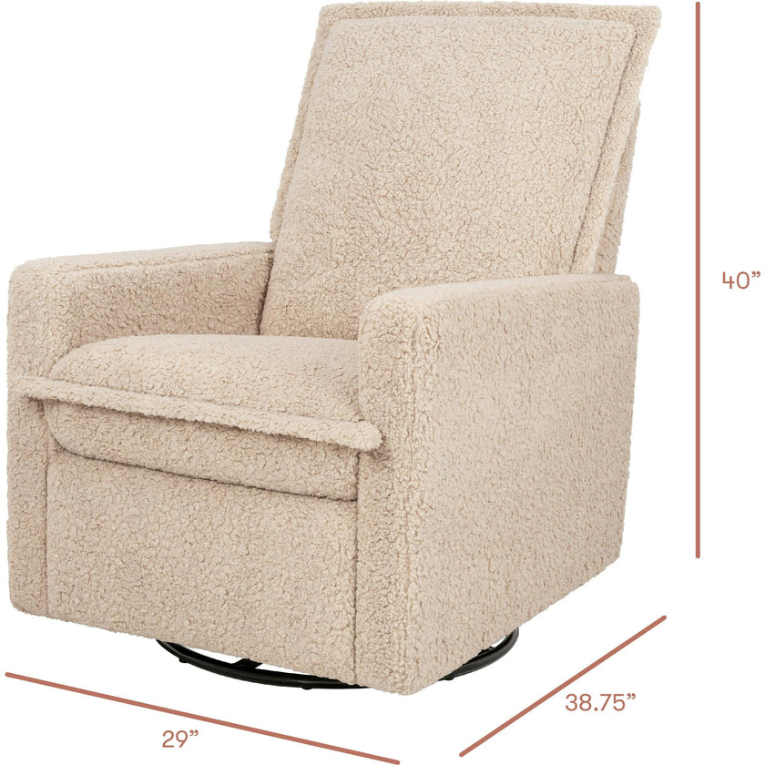 Cali Flange Gliding Swivel Recliner