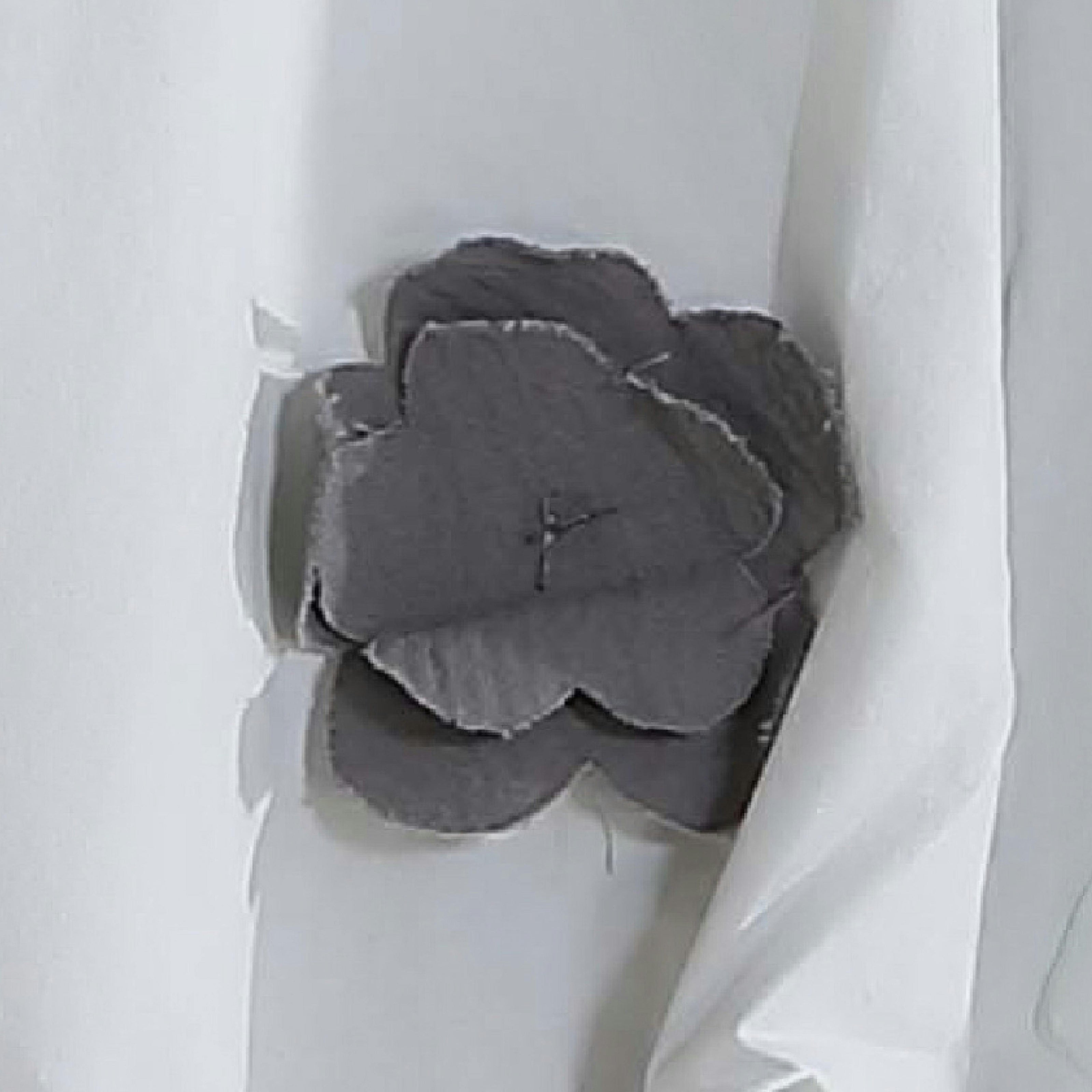 Gray Bloom Pants Set