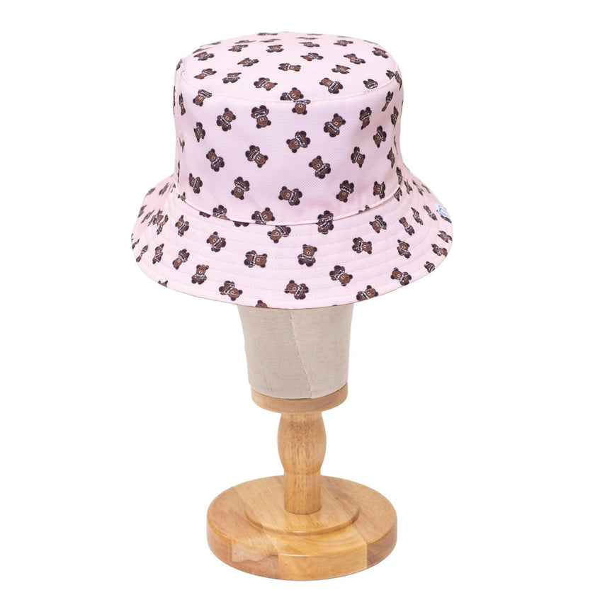 Reversible Bucket Hat – Pals in Print Collection: Teddy Bears