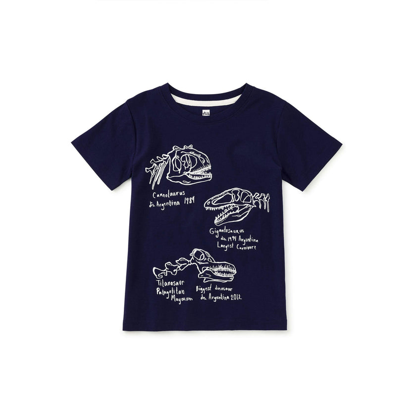 Dino Skulls Graphic Tee, Nightfall