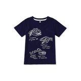 Dino Skulls Graphic Tee, Nightfall