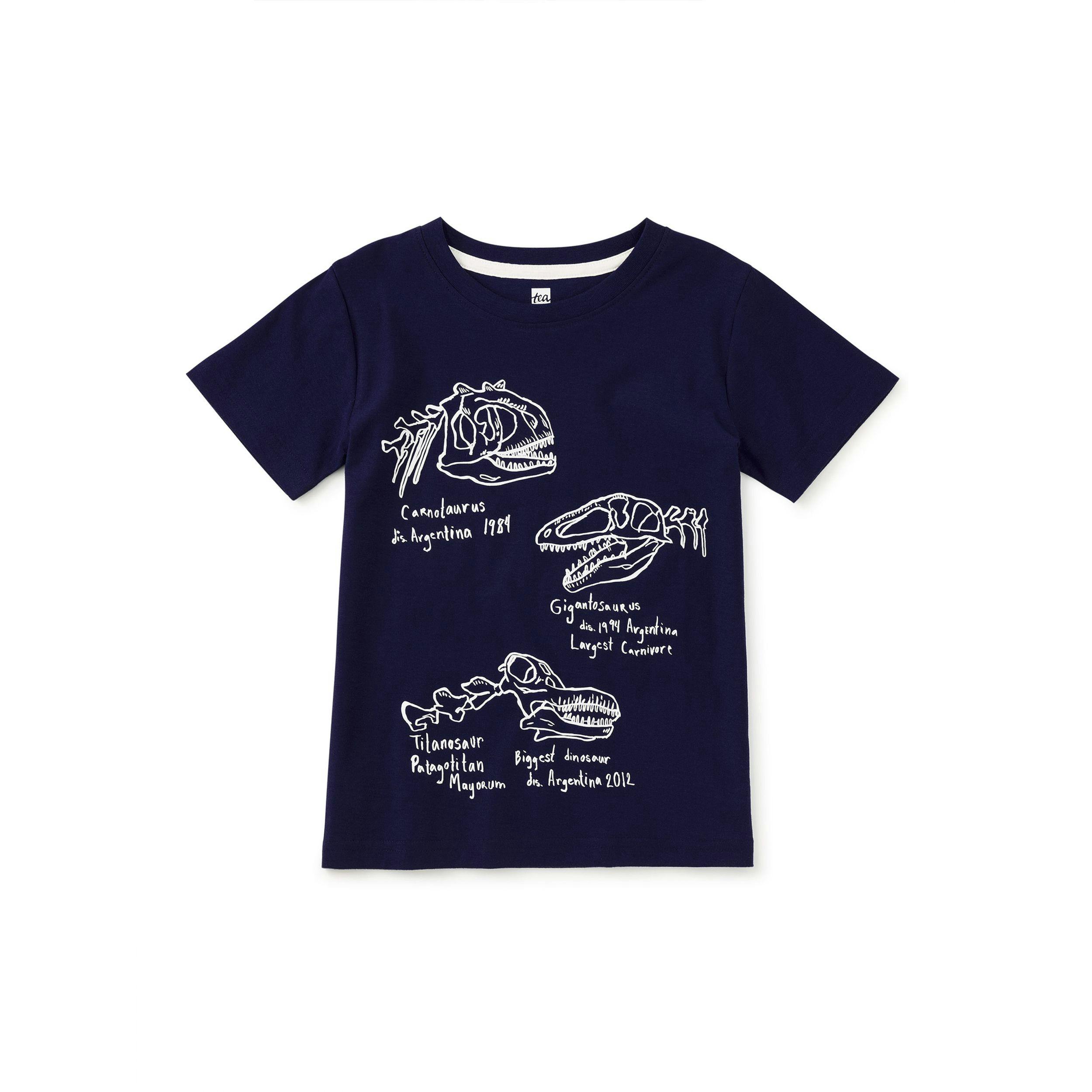 Dino Skulls Graphic Tee, Nightfall