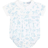 Blue Lone Star Toile Bubble