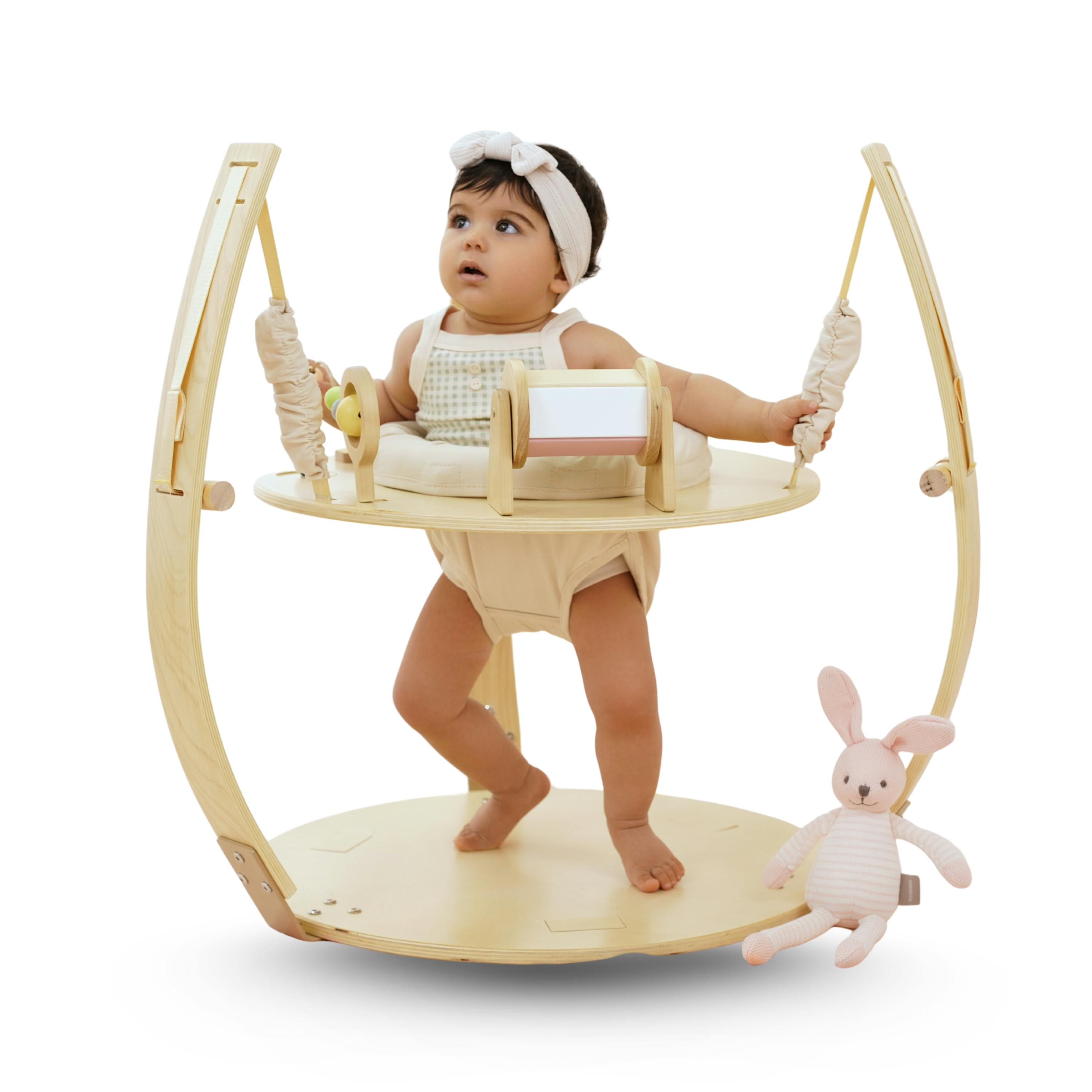 Ivy | 3-in-1 Baby Bouncer,  Gym & Toddler Activity Table