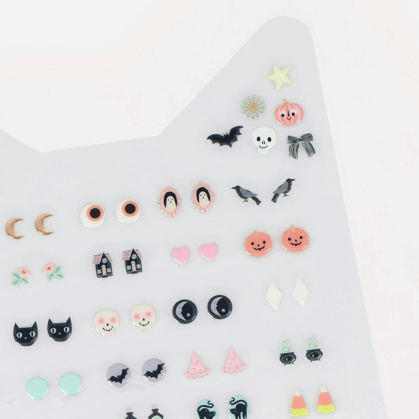 Halloween Stick On Earrings