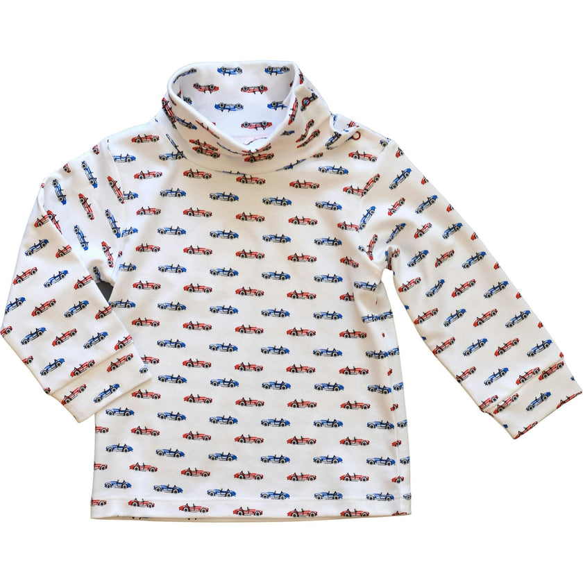 Red Cobra Car Turtleneck Onesie
