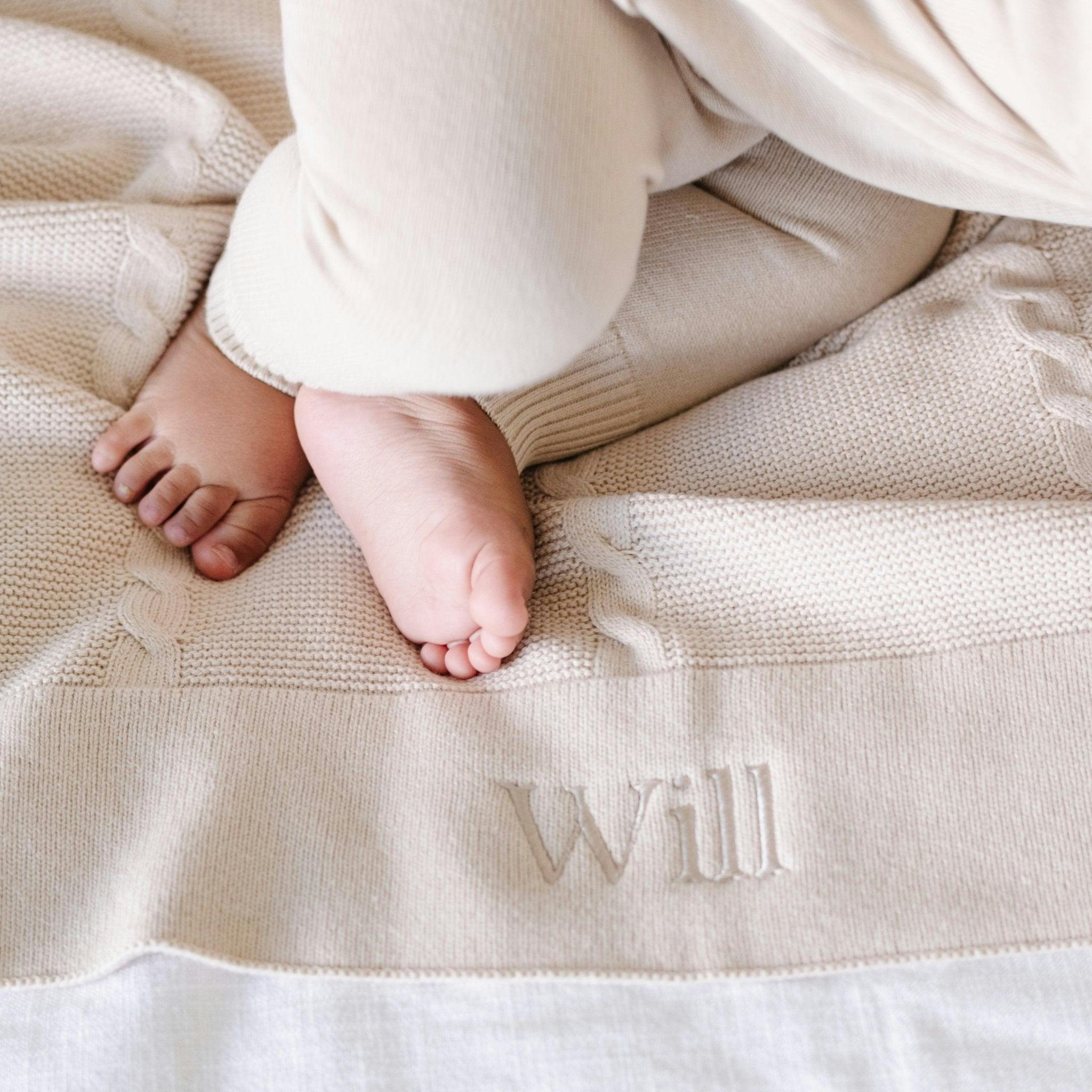 HEIRLOOM COTTON KNIT RECEIVING BLANKETS