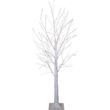4-Foot Winter white Twig Tree with 500 Warm White Lights