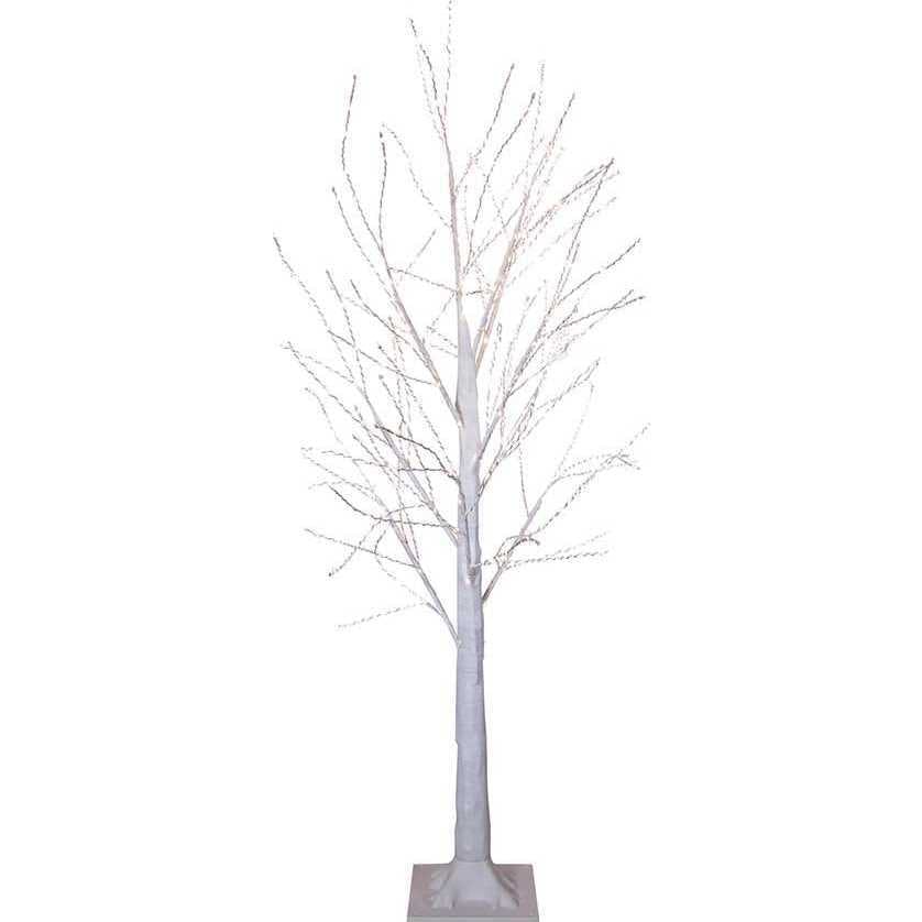 4-Foot Winter white Twig Tree with 500 Warm White Lights