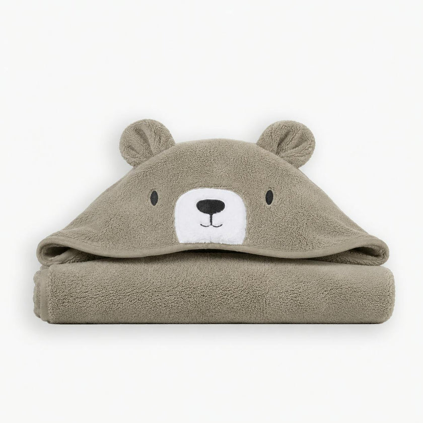Bear Baby & Kids Hooded Bath Towel