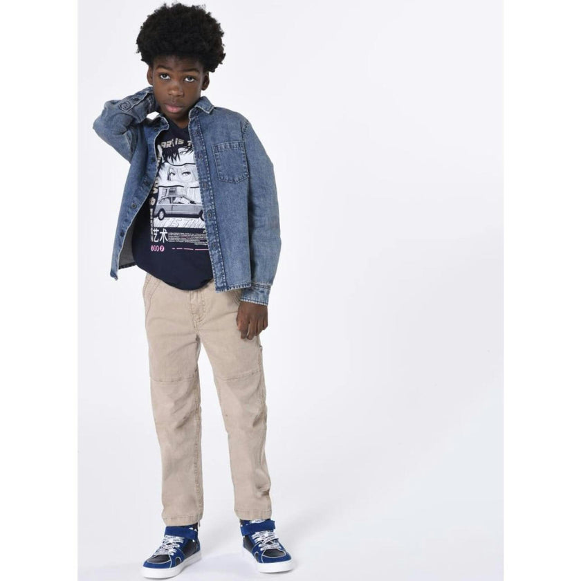 ZADIG & VOLTAIRE Vintage Festival Cotton Denim Shirt