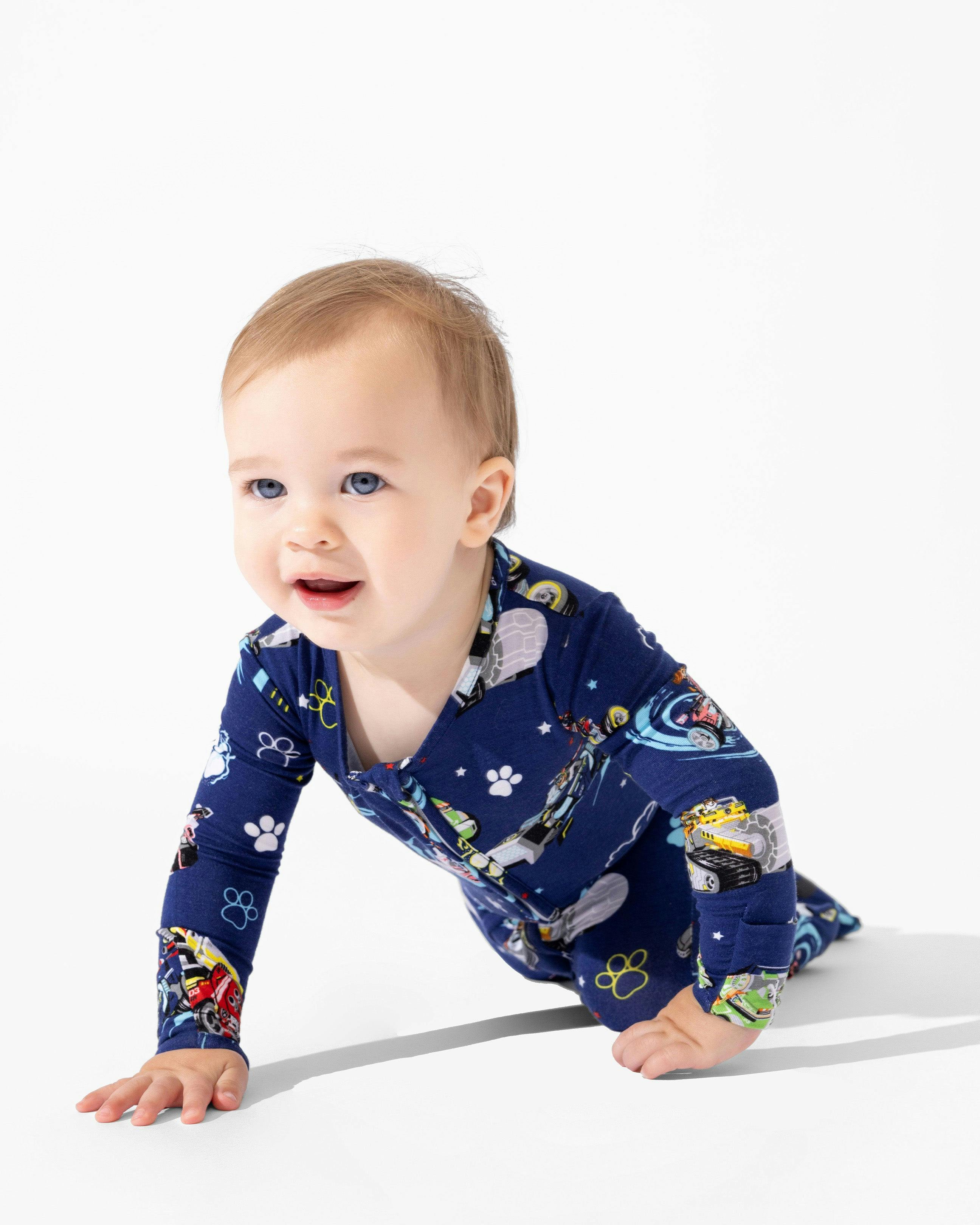 PAW Patrol: The Mighty Movie - Mighty Vehicles Bamboo Convertible Footie