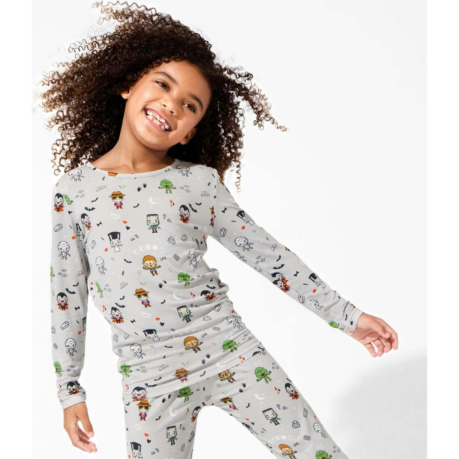 Little Monsters Bamboo Kids Pajamas