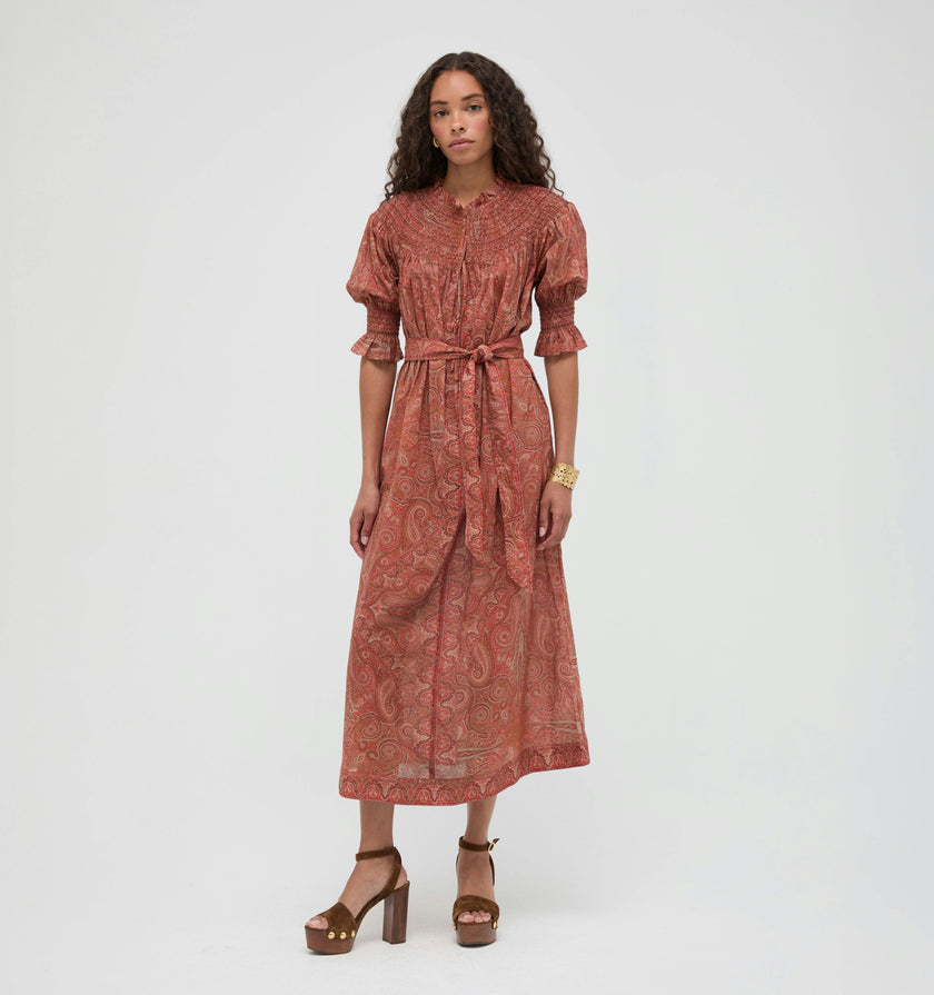 The Zinnia Maxi Dress -  Cypress Paisley
